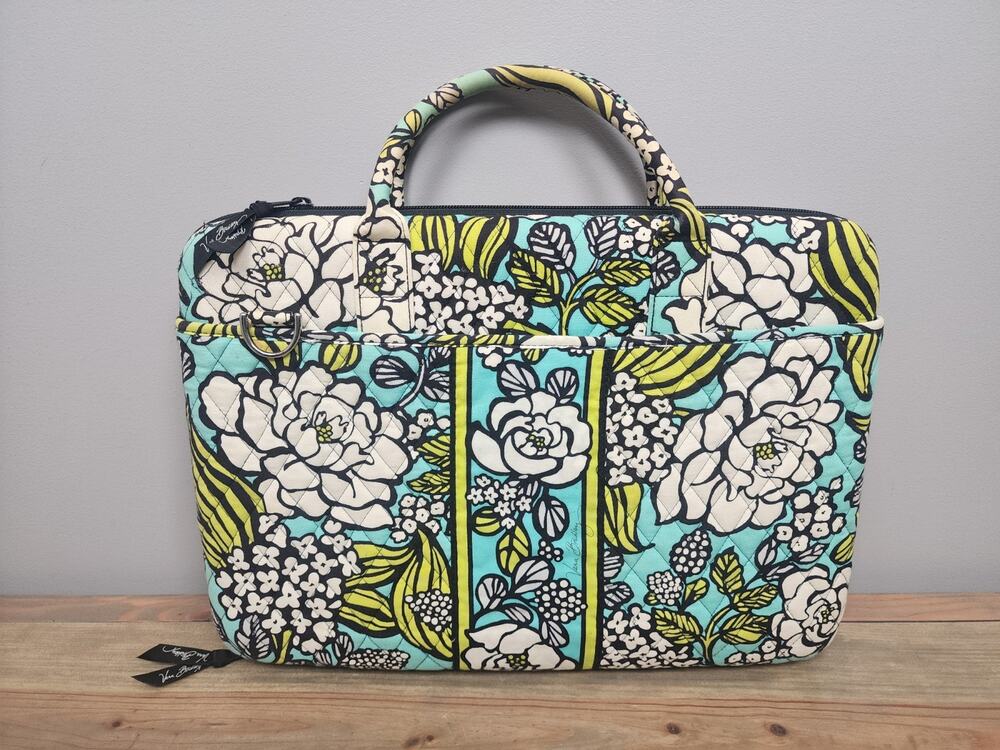 Vera Bradley Island Bloom 17" Hard Shell Computer Laptop Case No Strap
